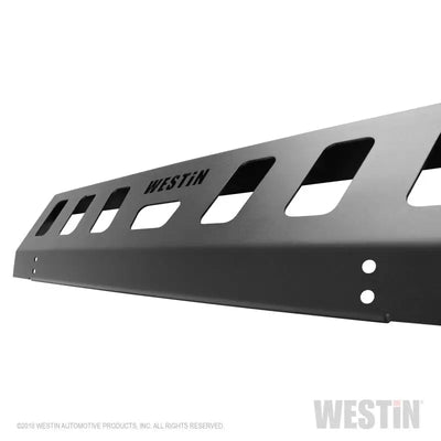 Westin 18-19 Jeep Wrangler JL Front Bumper Skid Plate - Textured Black 