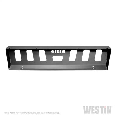 Westin 18-19 Jeep Wrangler JL Front Bumper Skid Plate - Textured Black 
