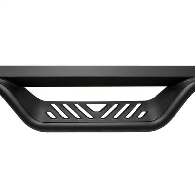 Westin 18-22 Jeep Wrangler JL Unlimited Outlaw Nerf Step Bars in textured black finish featuring a die-stamped step plate for maximum traction.