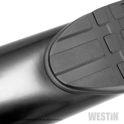 Westin 19-20 Chevrolet Silverado/GMC Sierra 1500 Double Cab PRO TRAXX 5 Oval Nerf Step Bars - Black 