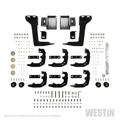Westin 19-22 RAM 1500 CC 5ft7in. Bed (Excl. Classic) PRO TRAXX 5 W2W Oval Nerf Step Bars - Black - Truck & Automotive