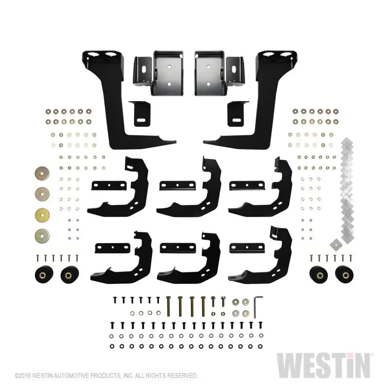 Westin 19-22 RAM 1500 CC 5ft7in. Bed (Excl. Classic) PRO TRAXX 5 W2W Oval Nerf Step Bars - Black - Truck & Automotive