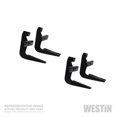 Westin 2004-2014 Ford F-150 SuperCab (Excl Heritage) Running Board Mount Kit - Black 