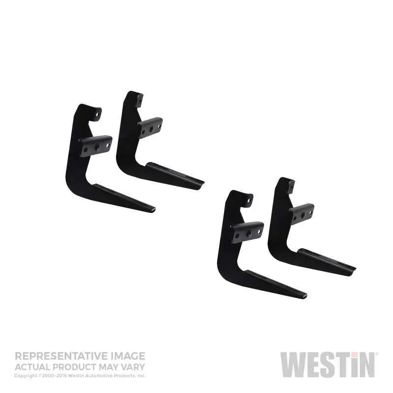 Westin 2004-2014 Ford F-150 SuperCab (Excl Heritage) Running Board Mount Kit - Black 