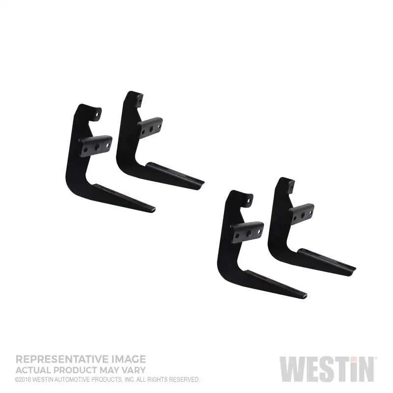 Westin 2004-2014 Ford F-150 SuperCab (Excl Heritage) Running Board Mount Kit - Black 