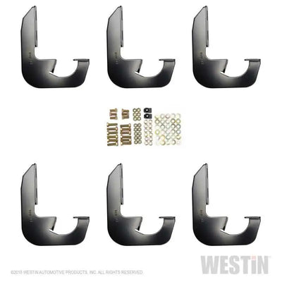 Westin 2015-2018 Chevrolet/GMC Colorado/Canyon Crew Cab Running Board Mount Kit - Black 