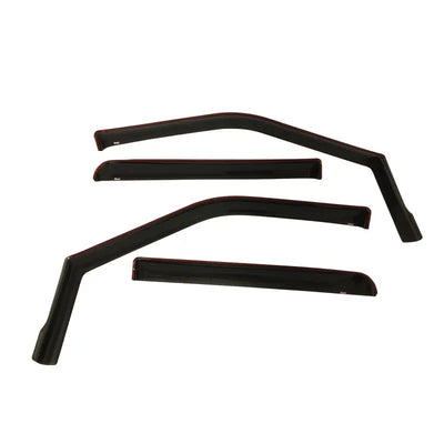 Westin 2015-2018 Ford F-150 SuperCrew Wade In-Channel Wind Deflector 4pc - Smoke - Truck & Automotive