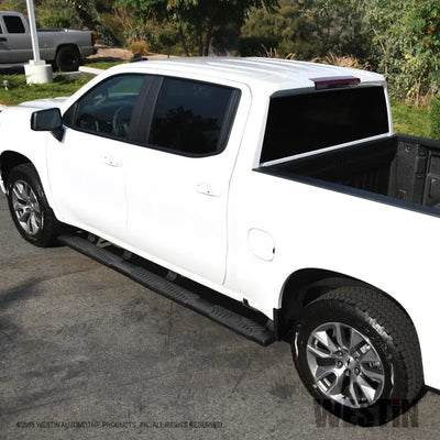 Westin 2019 Chevrolet Silverado/Sierra 1500 Crew Cab (5.5ft) R5 Modular Nerf Step Bars - Black 