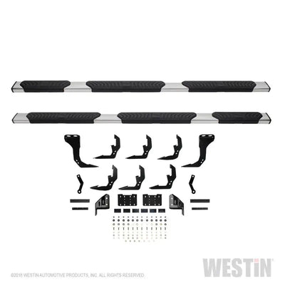 Westin 2019 Chevrolet Silverado/Sierra 1500 Crew Cab (5.5ft) R5 Modular Nerf Step Bars - SS 