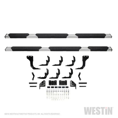 Westin 2019 Chevrolet Silverado/Sierra 1500 Crew Cab (5.5ft) R5 Modular Nerf Step Bars - SS 
