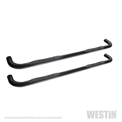 Westin 2019 Chevrolet Silverado/Sierra 1500 Crew Cab E-Series 3 Nerf Step Bars - Black 