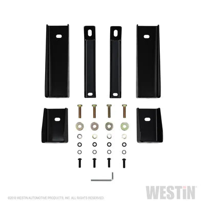 Westin 2019 Chevrolet Silverado/Sierra 1500 Crew Cab E-Series 3 Nerf Step Bars - SS 