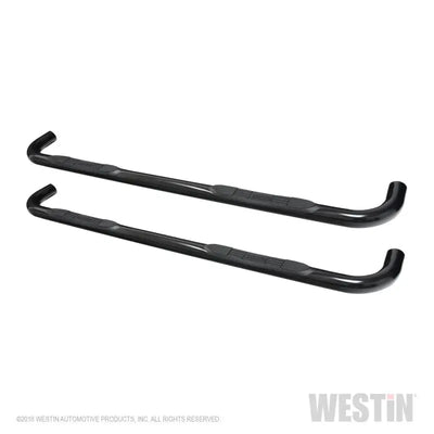 Westin 2019 Chevrolet Silverado/Sierra 1500 Crew Cab E-Series 3 Nerf Step Bars - Black 
