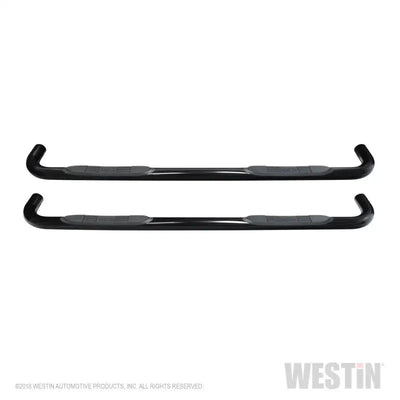 Westin 2019 Chevrolet Silverado/Sierra 1500 Crew Cab E-Series 3 Nerf Step Bars - Black 