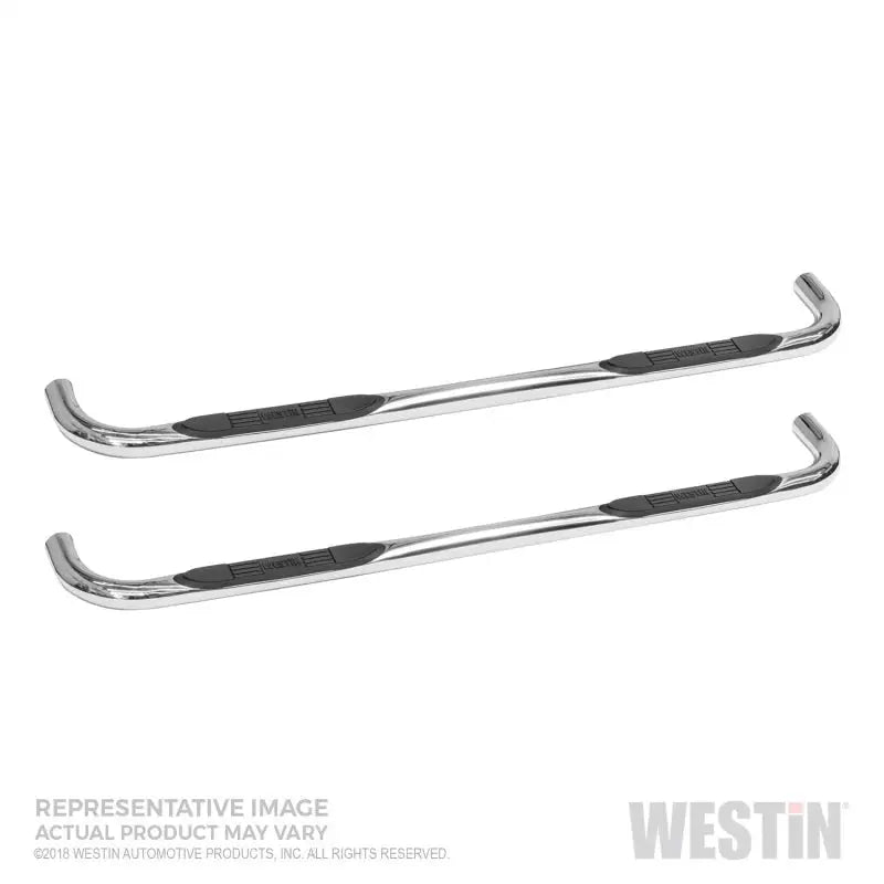 Westin 2019 Chevrolet Silverado/Sierra 1500 Crew Cab E-Series 3 Nerf Step Bars - SS 
