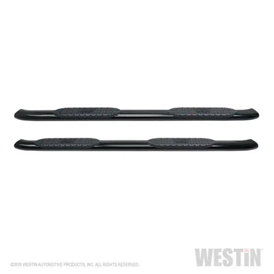 Westin 2019 Chevrolet Silverado/Sierra 1500 Crew Cab Non LD PRO TRAXX 5 Oval Nerf Step Bars - Black 