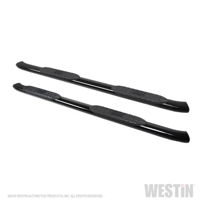 Westin 2019 Chevrolet Silverado/Sierra 1500 Crew Cab Non LD PRO TRAXX 5 Oval Nerf Step Bars - Black 