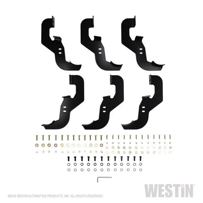 Westin 2019 Chevrolet Silverado/Sierra 1500 Crew Cab Non LD PRO TRAXX 4 Oval Nerf Step Bars - SS 