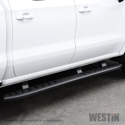 Westin 2019 Chevrolet Silverado/Sierra 1500 Crew Cab Thrasher Running Boards - Textured Black 