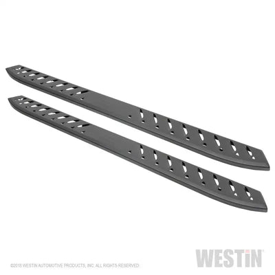 Westin 2019 Chevrolet Silverado/Sierra 1500 Crew Cab Thrasher Running Boards - Textured Black 