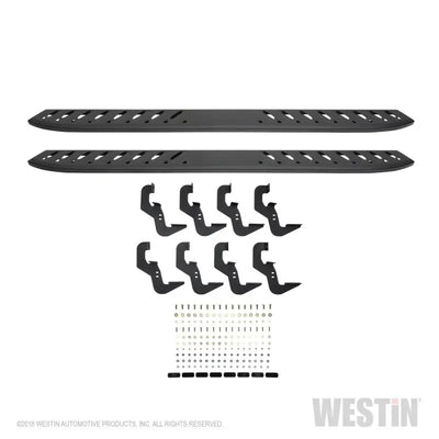 Westin Westin 2019 Chevrolet Silverado/Sierra 1500 Crew Cab Thrasher Running Boards - Textured Black