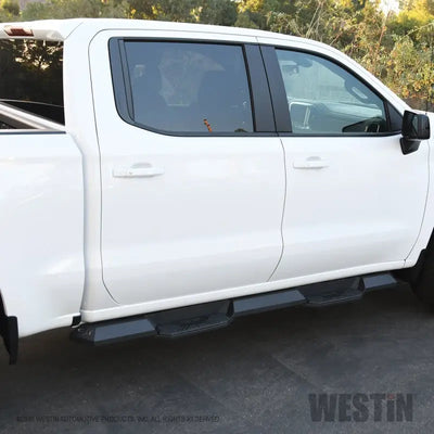 Westin 2019 Chevrolet Silverado/Sierra 1500 Crew Cab Xtreme Nerf Step Bars - Textured Black 