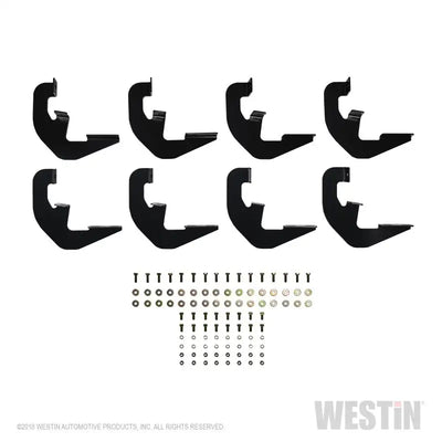 Westin Westin 2019 Chevrolet Silverado/Sierra 1500 Double/CC Non LD Running Board Mount Kit - Black