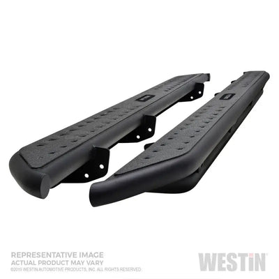 Westin 2020 Jeep Gladiator Outlaw Nerf Step Bars - Textured Black - Truck & Automotive
