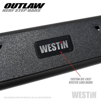 Westin 2020 Jeep Gladiator Outlaw Nerf Step Bars - Textured Black - Truck & Automotive