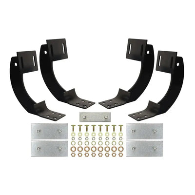 Westin 97-04 Ford F-150/250LD (Heritage Ed.) Reg/Ext Cab Premier Oval Nerf Step Bar Mount Kit - Blk - Truck & Automotive
