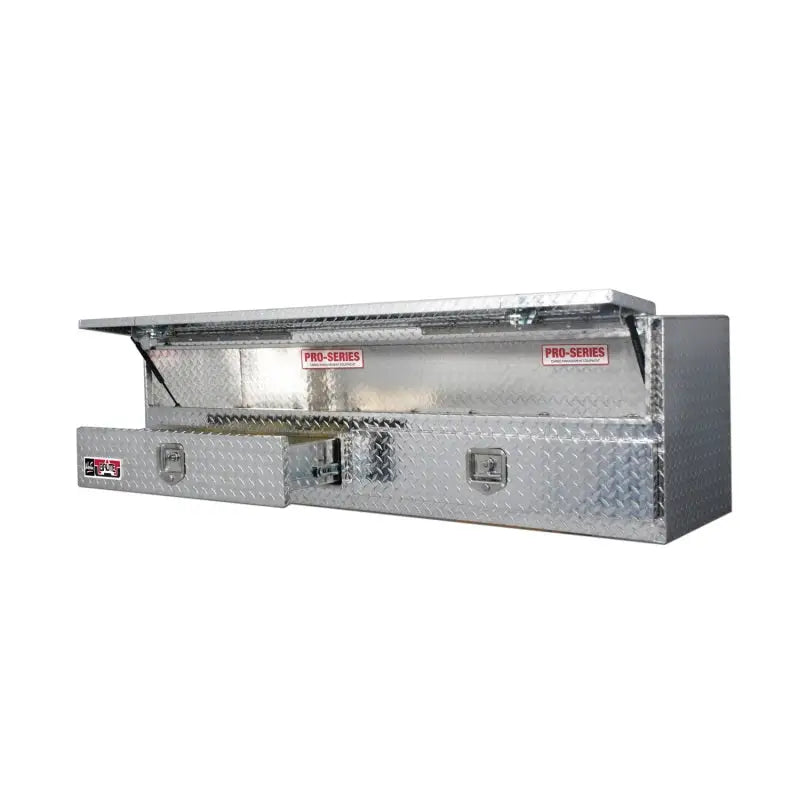 Westin/Brute High Cap 72in Stake Bed Contractor TopSider w/ Bottom Drawers - Aluminum - RV and Auto Parts