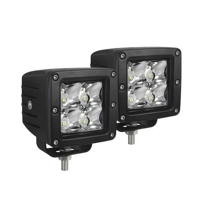 Westin Compact LED 5W 3.2 inch x 3 (Set of 2) - Black - Truck & Automotive