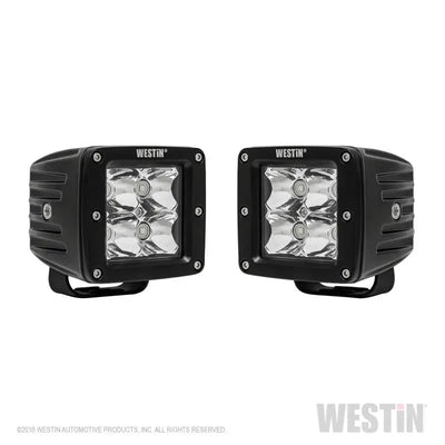 Westin Compact LED 5W 3.2 inch x 3 (Set of 2) - Black - Truck & Automotive