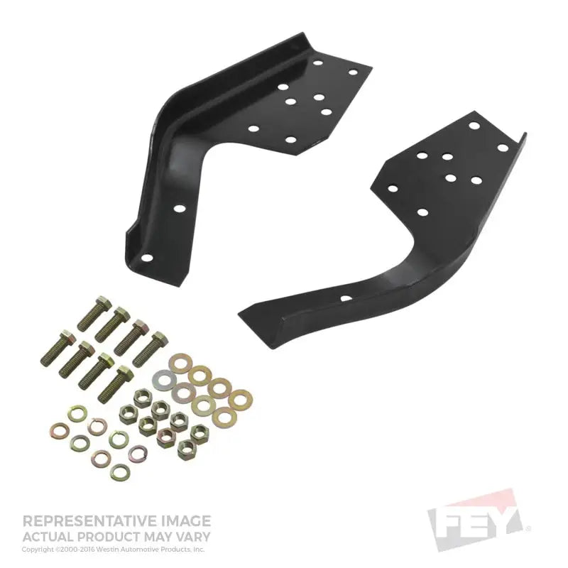 Westin Westin/Fey 83-86 Mitsubishi Pickup / 80-88 Toyota Pickup Universal Bumper Mount Kit - Black