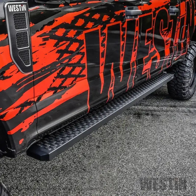 Westin Grate Steps Running Boards 90 in - Textured Black - Truck & Automotive