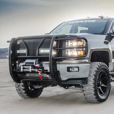 Westin HDX Flush Mount B-FORCE LED Light Kit (Set of 2) w/wiring harness - Black - Truck & Automotive