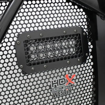 Westin HDX Flush Mount B-FORCE LED Light Kit (Set of 2) w/wiring harness - Black - Truck & Automotive