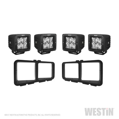 Westin Universal Light Kit for Outlaw Front Bumpers - Textured Black - Truck & Automotive
