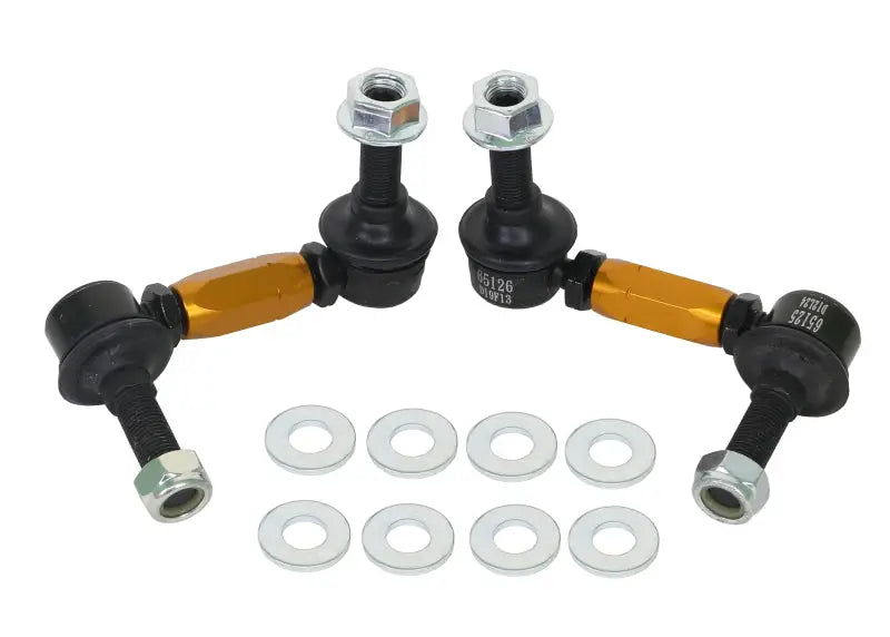 Whiteline 03+ Nissan 350z Z33 / 07-08 Infiniti G35 (Exc AWD) Fr Swaybar-Link Assy HD Adj Steel Ball 