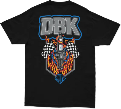 Wide Open Tee Black Md - DBK