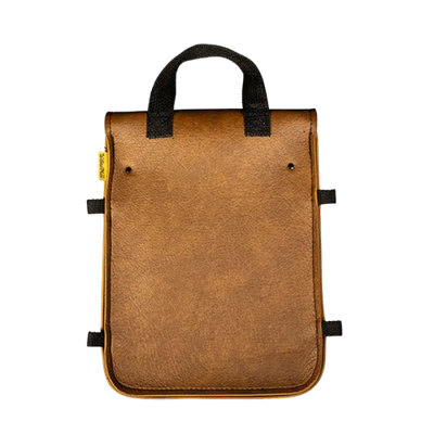 Willie & Max Universal Brass Monkey Sissy Bar Bag (8 in L x 10 in W x 4.5 in H) - Warm Brown - RV and Auto Parts