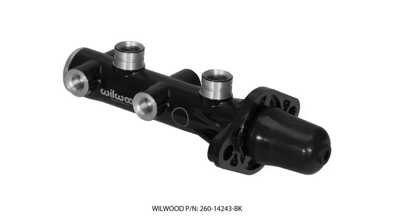 Wilwood Wilwood Tandem Remote Master Cylinder - 1in Bore Black
