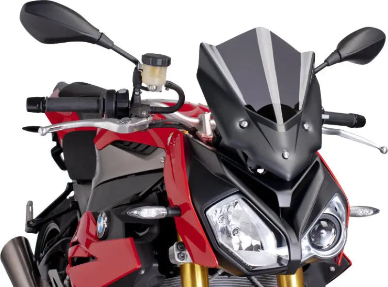 7013F PUIG Windscreen Naked New Gen Sport Dark Smoke