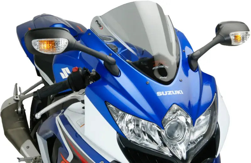 4061H PUIG Windscreen Racing Smoke
