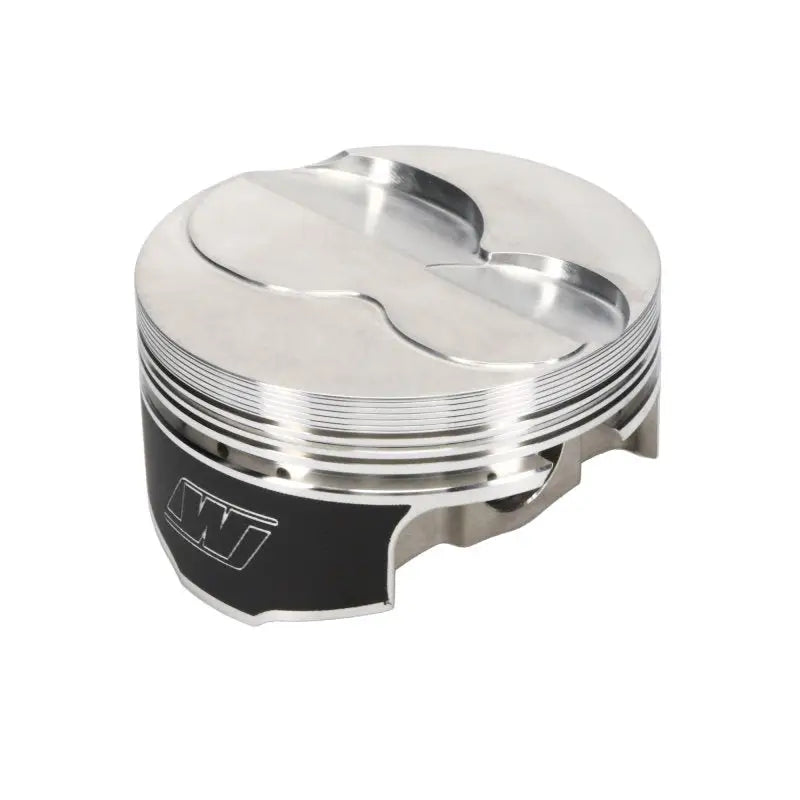 Silver engine piston from Wiseco Chevy LS Series bore piston kit for high performance