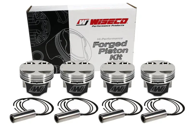 Wiseco Mitsu 4G64 w/4G63 Heads 10.5:1 E85 Piston Kit - K656M86AP