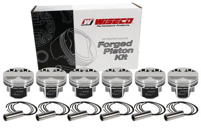 Wiseco Toyota 2JZGTE 3.0L 86.5mm +.5mm Oversize Bore Asymmetric Skirt Piston Set - K677M865AP