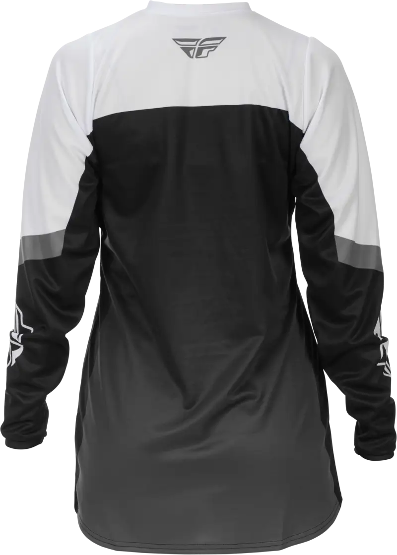 Women's F 16 Jersey Grey/Black/White 2x - FLY RACING