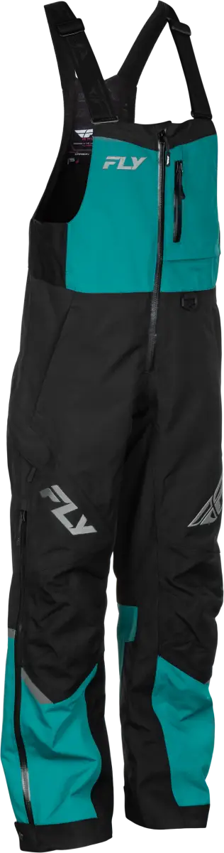 Women's Carbon Bibs Deep Lake/Black Xs - FLY RACING