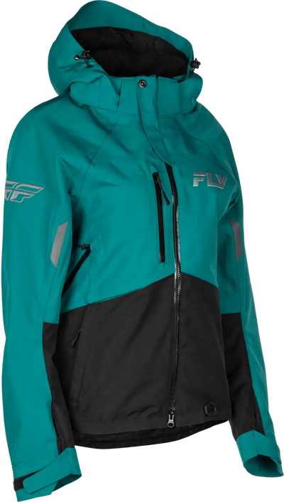 Women's Carbon Jacket Deep Lake/Black 3x - FLY RACING